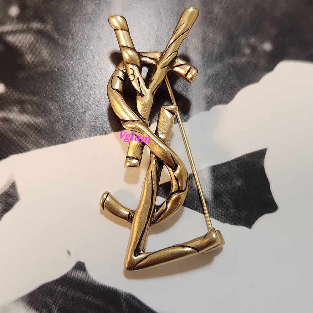 Gold Brooch Pin